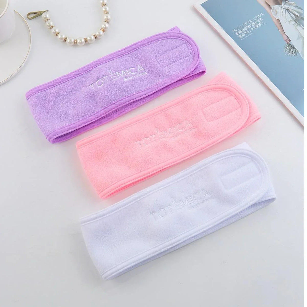Adjustable Spa Headbands by Totemica Beauty