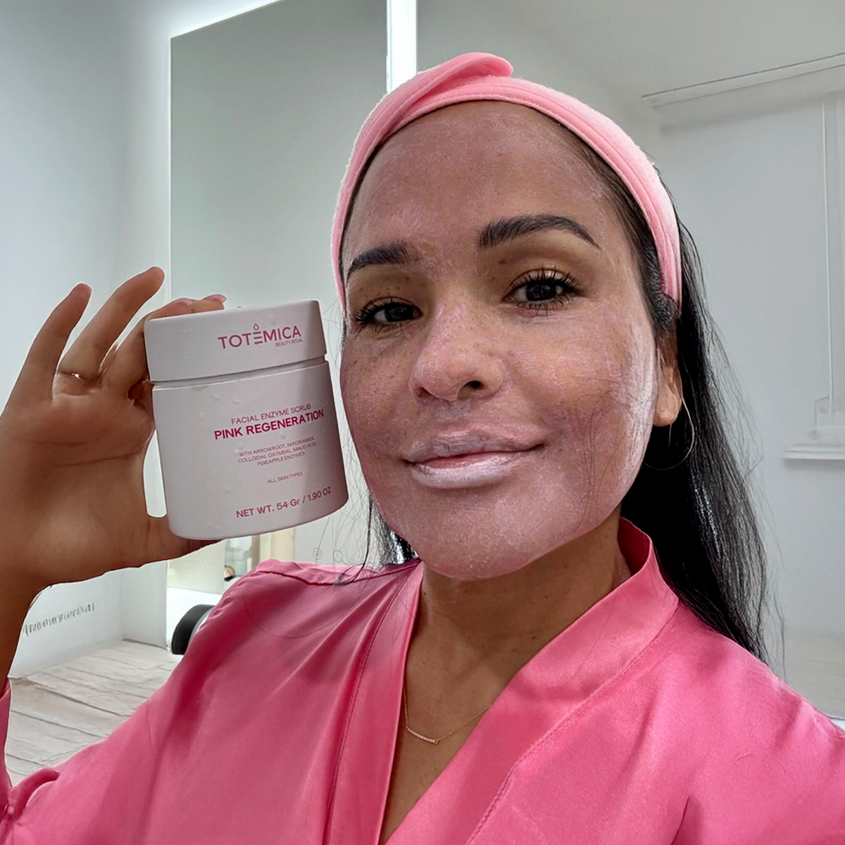 Facial Enzyme Scrub Pink Regeneration by Totemica Beauty
