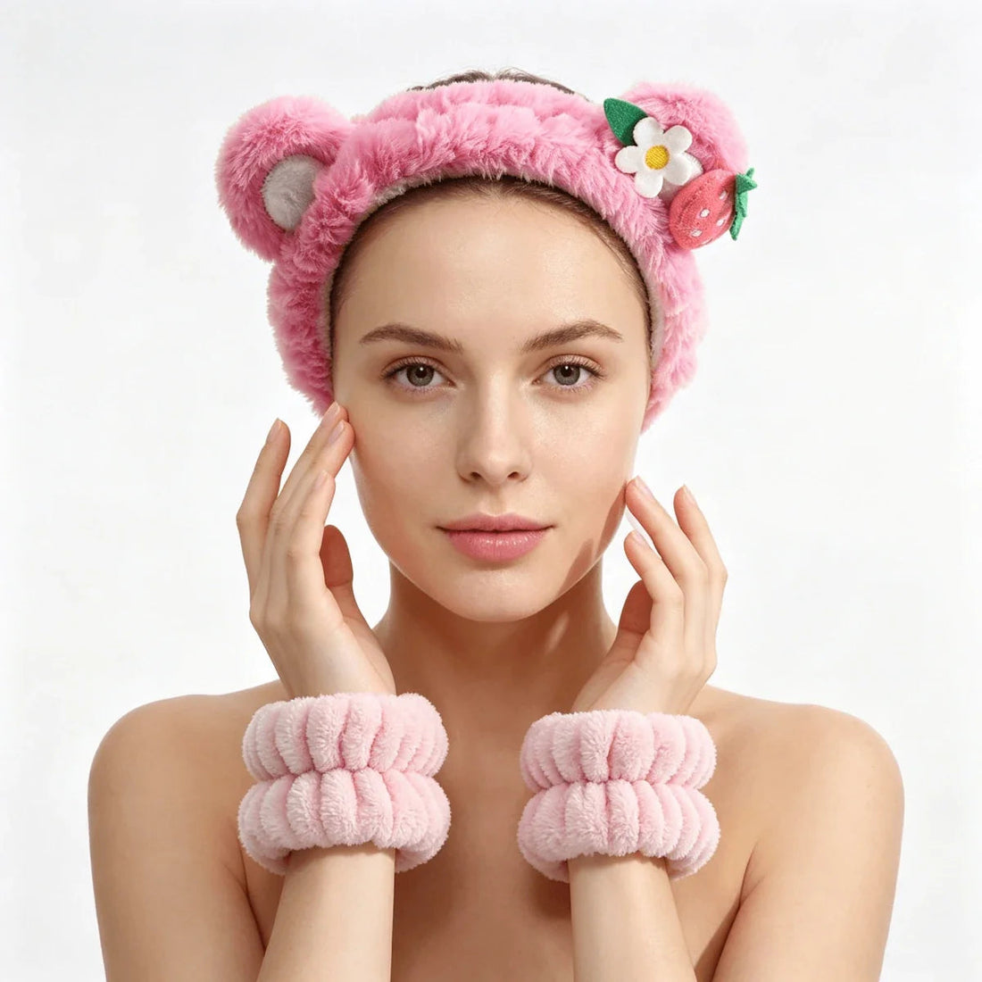 Totemica Spa Headband &amp; Wristband Strawberry  DestGlow