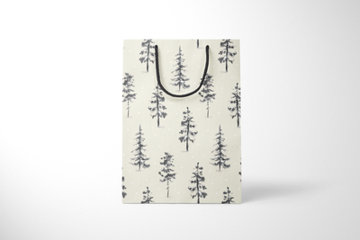 Winter Pines Gift Bag by Deck & Adorn