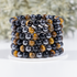 TRIPLE PROTECTION Crystal Bracelet (Tiger Eye, Black Obsidian, Hematite)  DestGlow