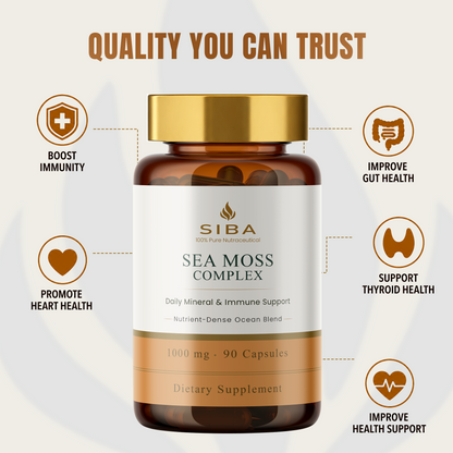 Sea Moss Capsules by Siba Vitamins Store