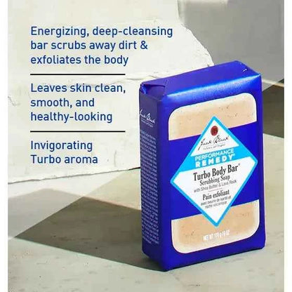 Jack Black Turbo Body Bar Scrubbing Soap 6oz