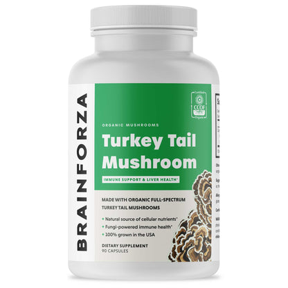 Organic Turkey Tail Mushroom, 90 Capsules