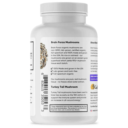 Organic Turkey Tail Mushroom, 90 Capsules