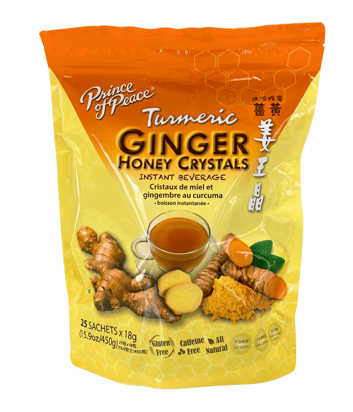 Ginger Honey Crystals by Country Life Natural Foods
