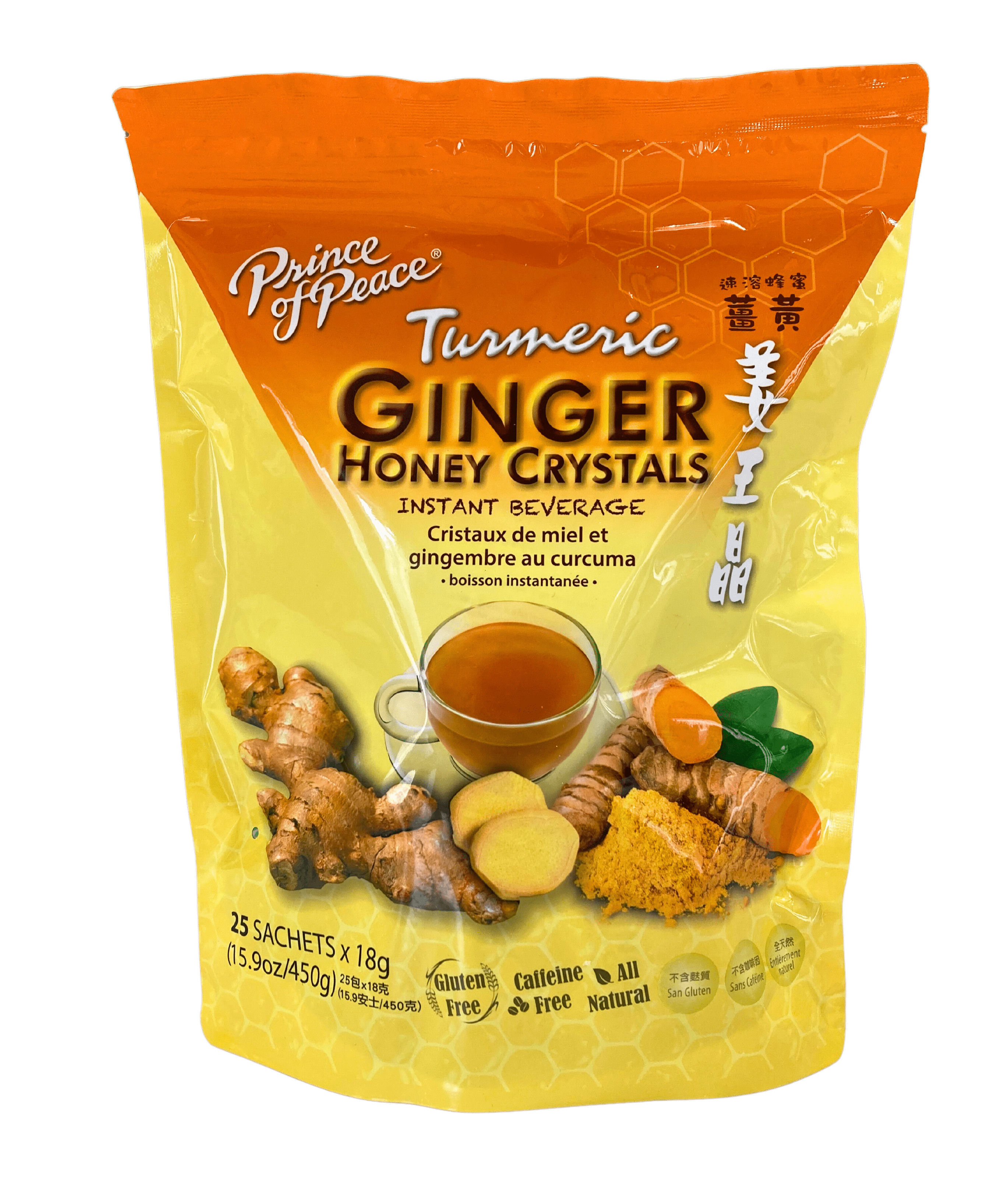 Ginger Honey Crystals by Country Life Natural Foods