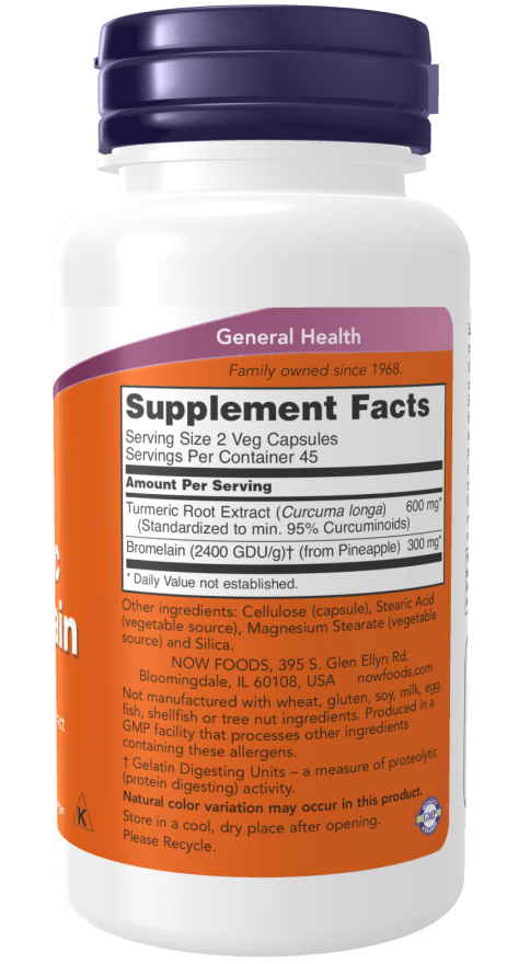 Turmeric &amp; Bromelain by Country Life Natural Foods