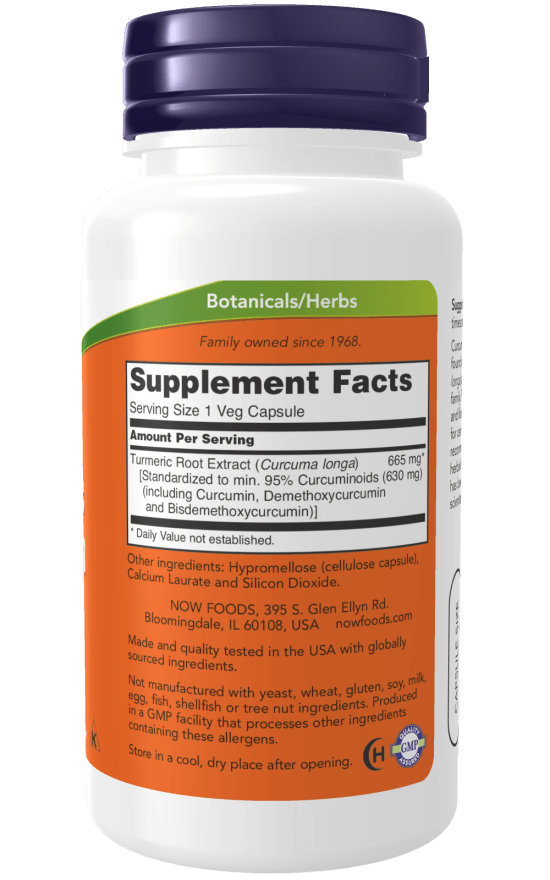 Turmeric Curcumin Veg Capsules by Country Life Natural Foods