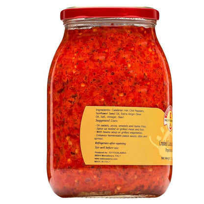 TuttoCalabria Crushed Hot Chili Peppers – 33.5 oz (950 g)