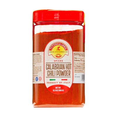 TuttoCalabria Hot Calabrian Chili Powder Shaker, 12.3 oz  (350g)