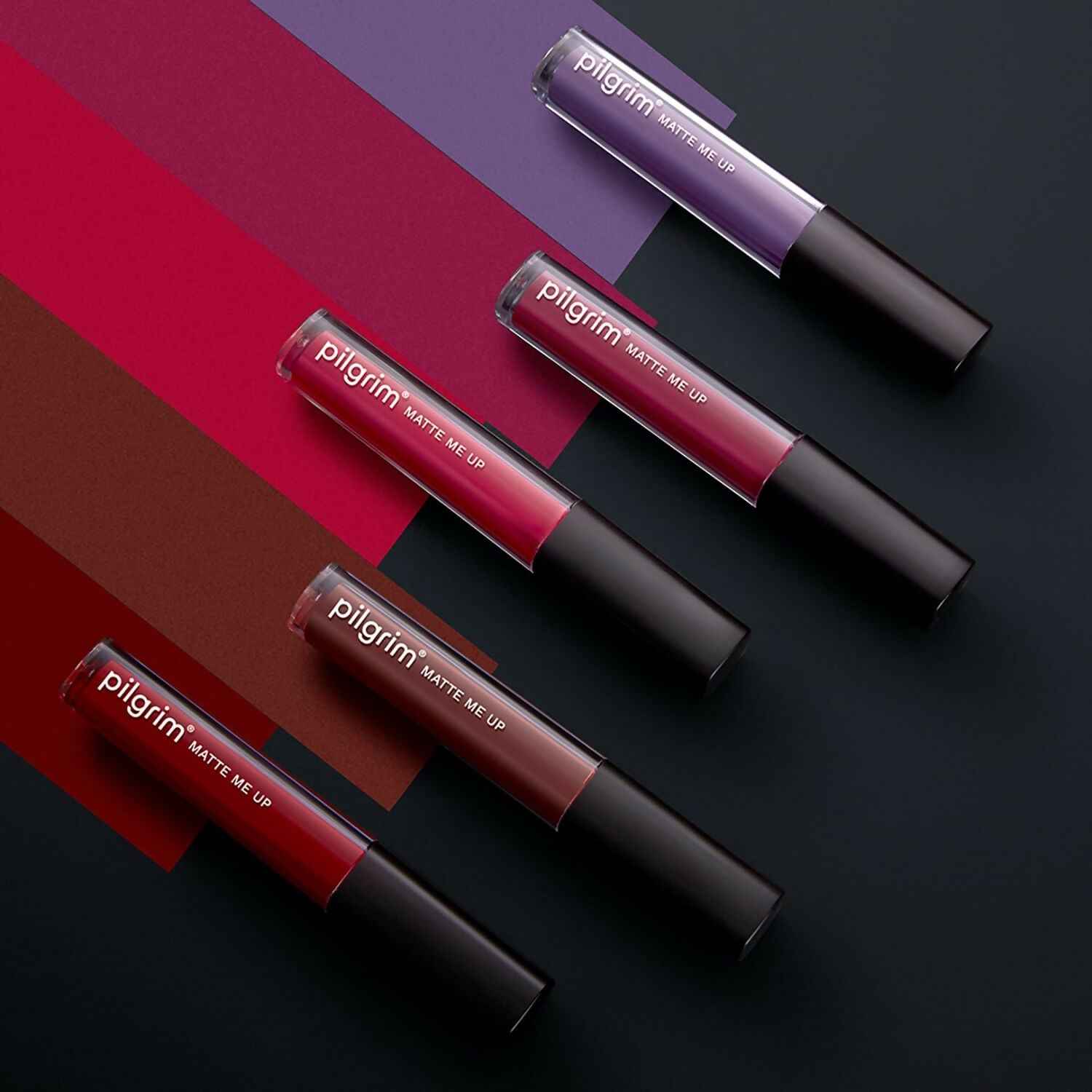 Pilgrim Liquid Matte Lipstick with Hyaluronic Acid - Kinky Pink