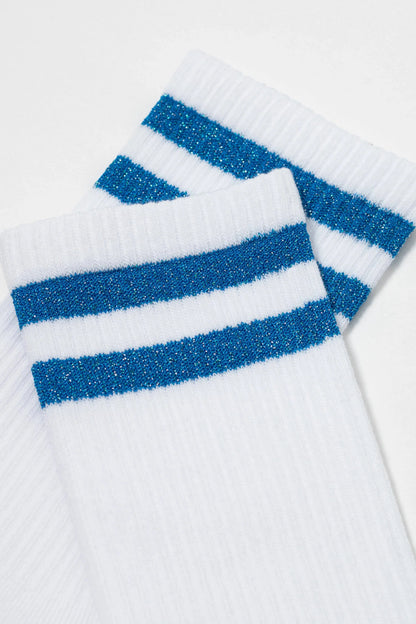 Conte Cotton Long Socks Active 157 - Lurex Stripes - DestGlow