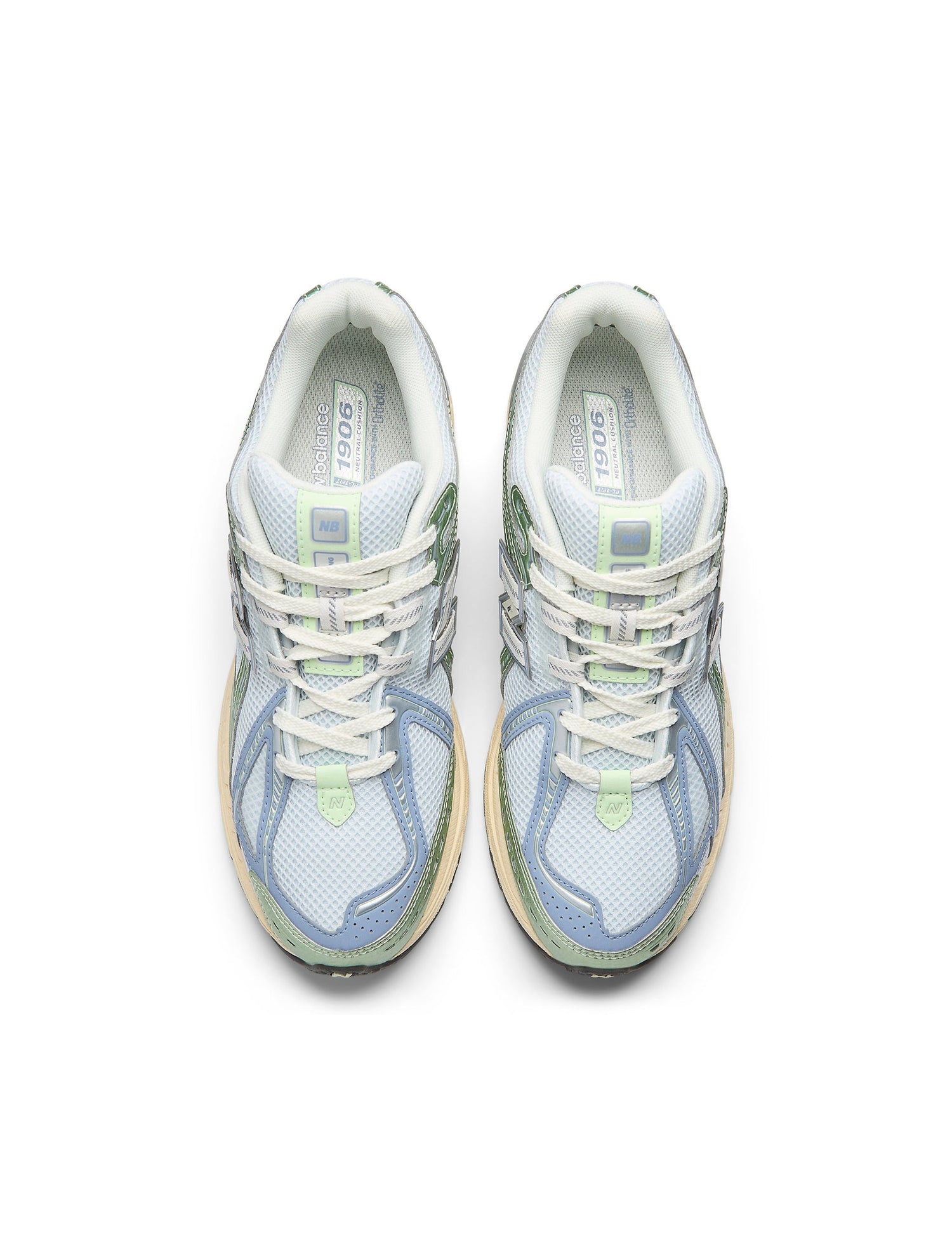 New Balance Womens 1906 Sneakers - Metallic Green by Denim Exchange