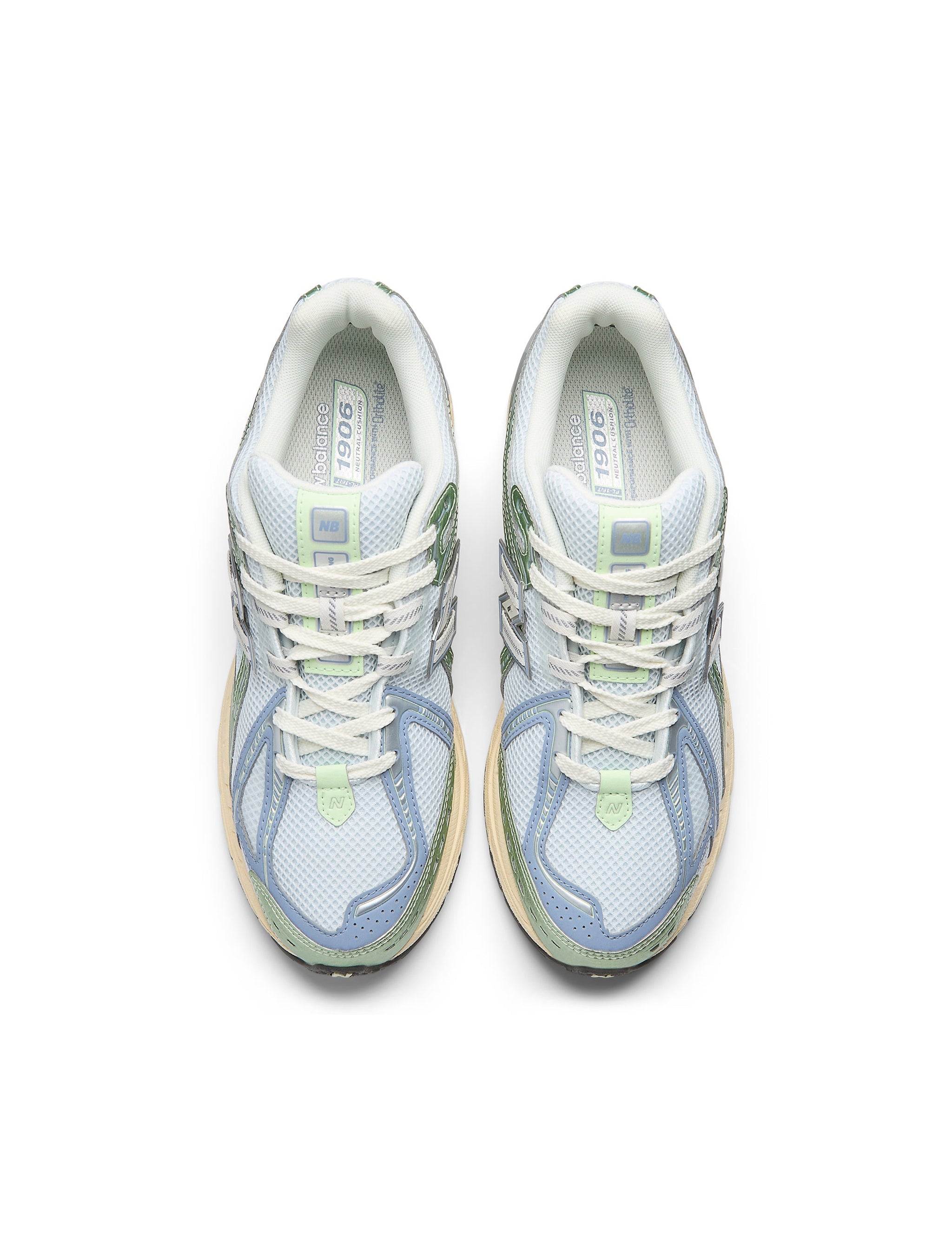 New Balance Womens 1906 Sneakers - Metallic Green by Denim Exchange