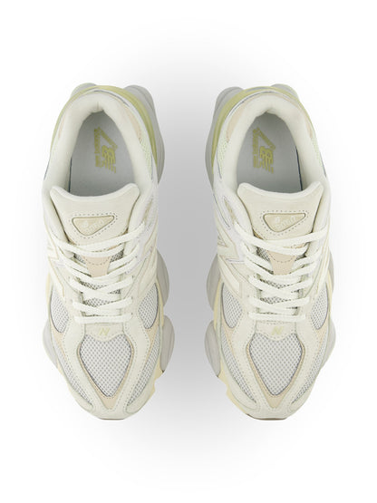 New Balance Mens 9060 Lifestyle Shoes - White/Yellow by Denim Exchange