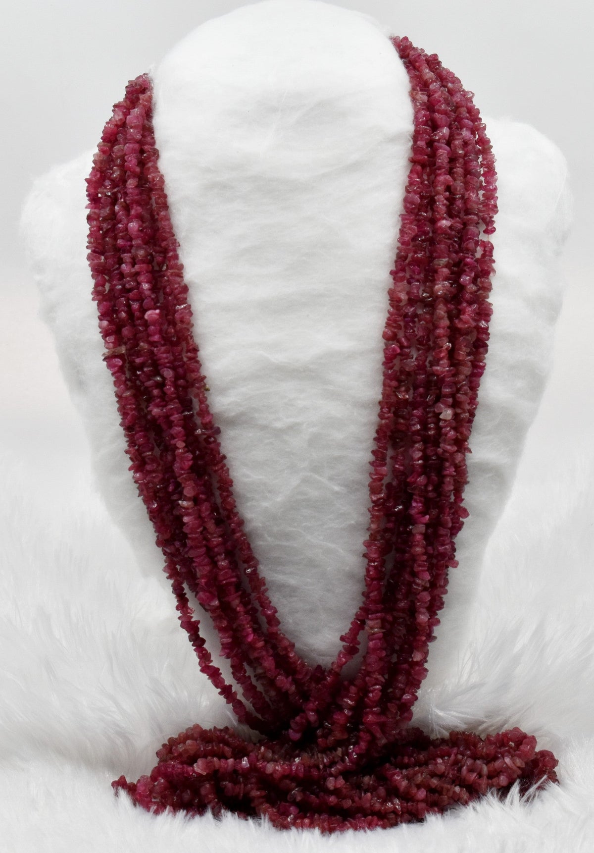 Uncut Raw Pink Tourmaline Crystal Chip Beads for Necklace (Generosity and Passion)  DestGlow