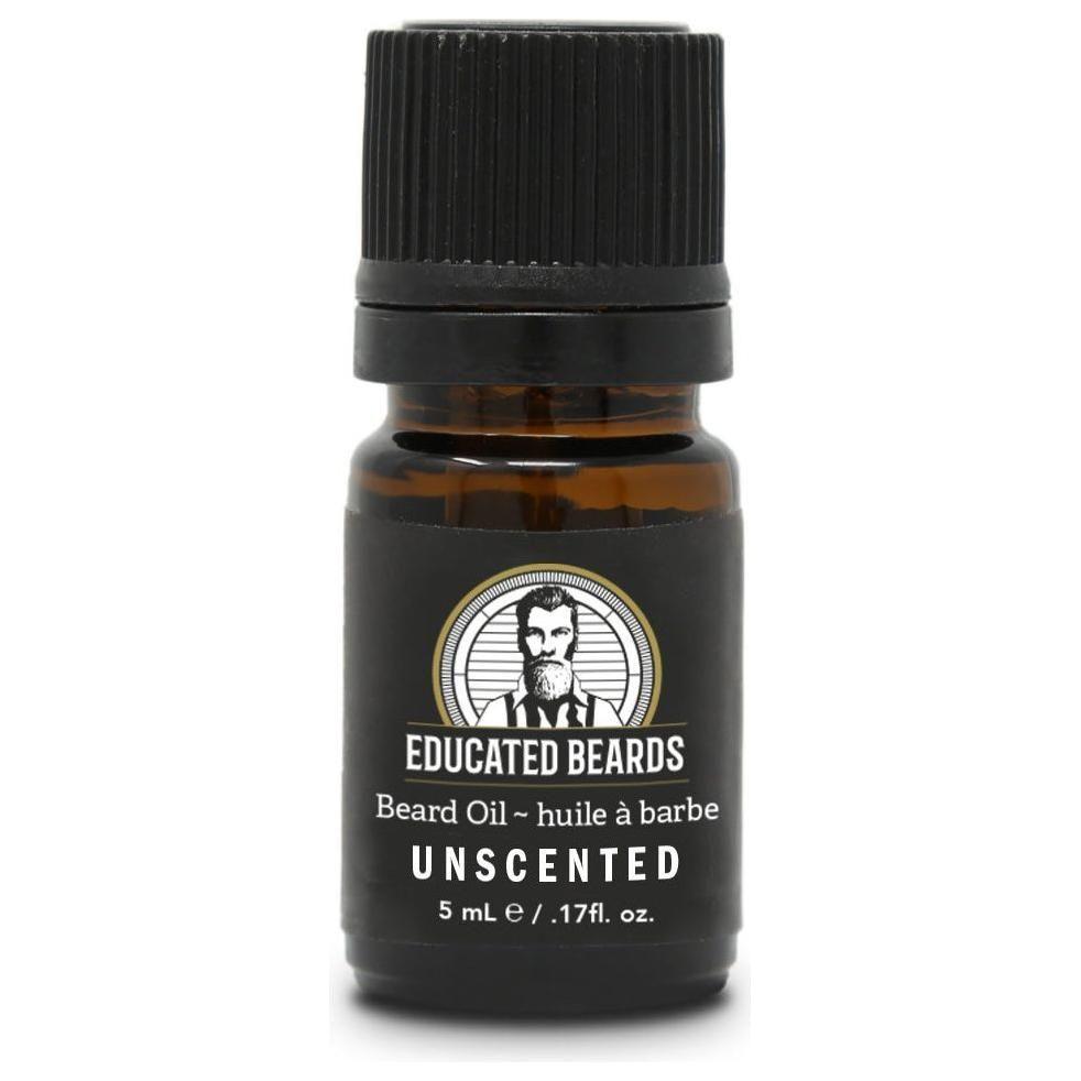 Educated Beards Unscented Beard Oil 5ml by Pasteur Pharmacy