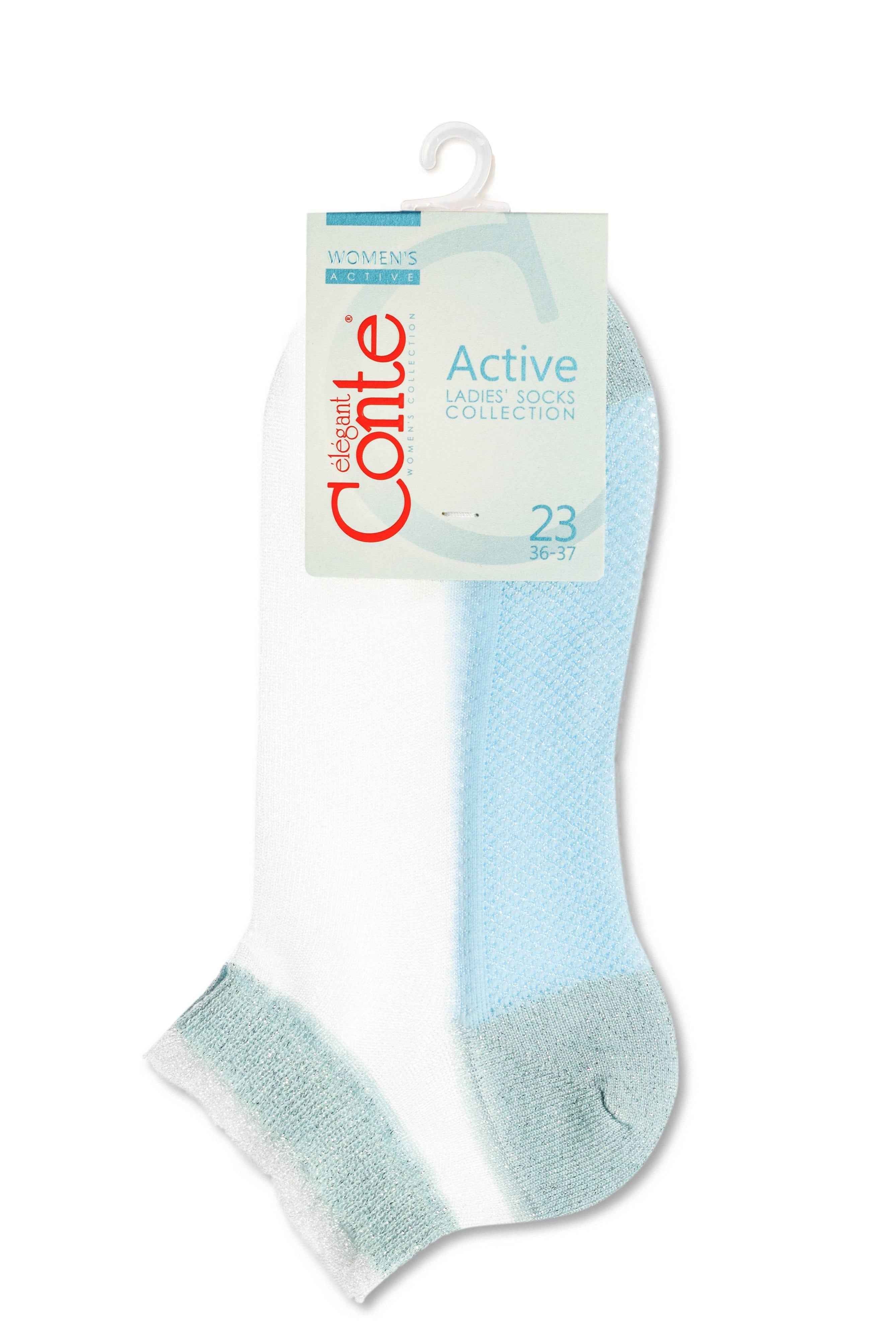 Ankle Socks Conte Active - 229 Transparent with Lurex