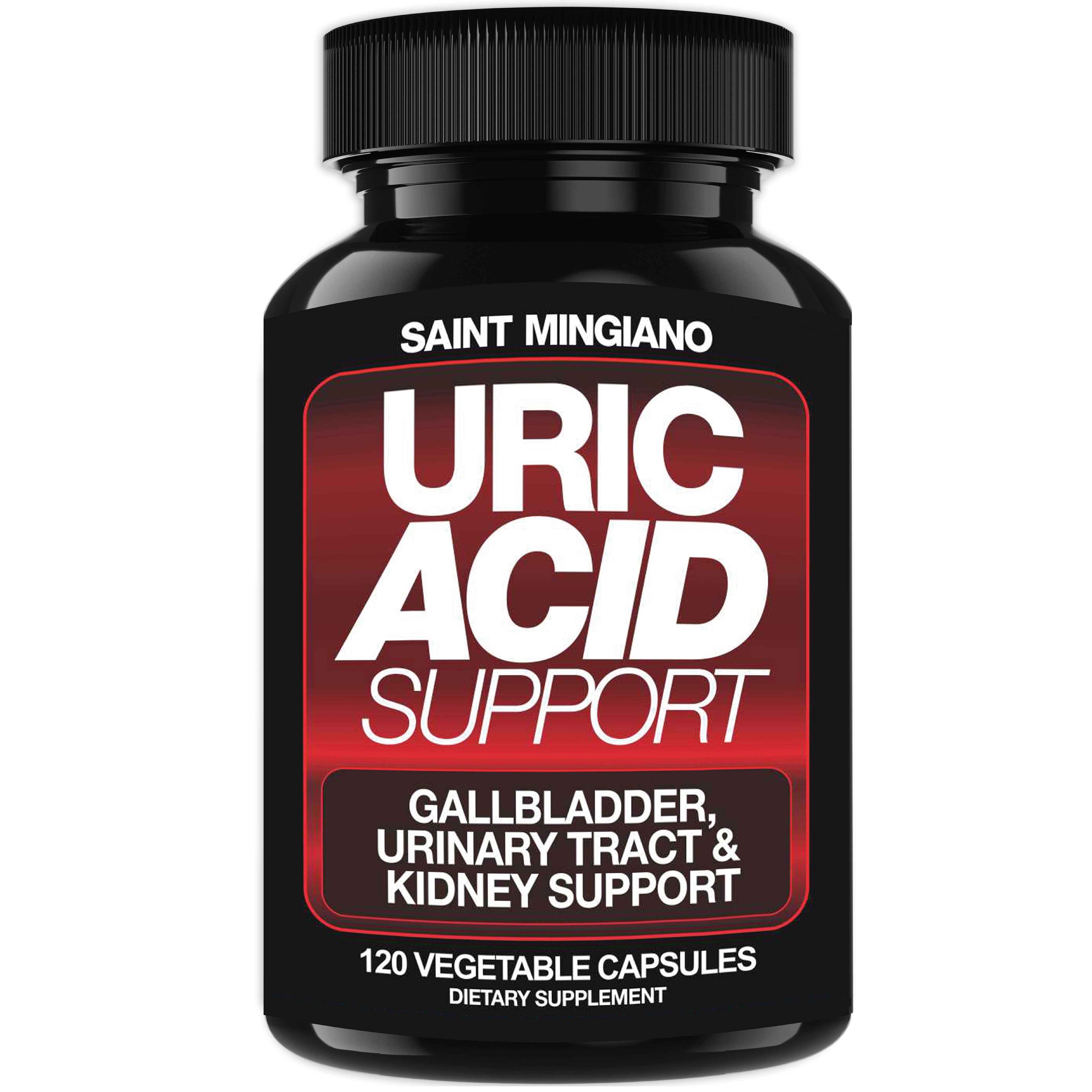 Uric Acid Support -120 Capsules - Supports Kidney Cleanse Detox &amp; Repair, Gallbladder &amp; Urinary Tract Issues