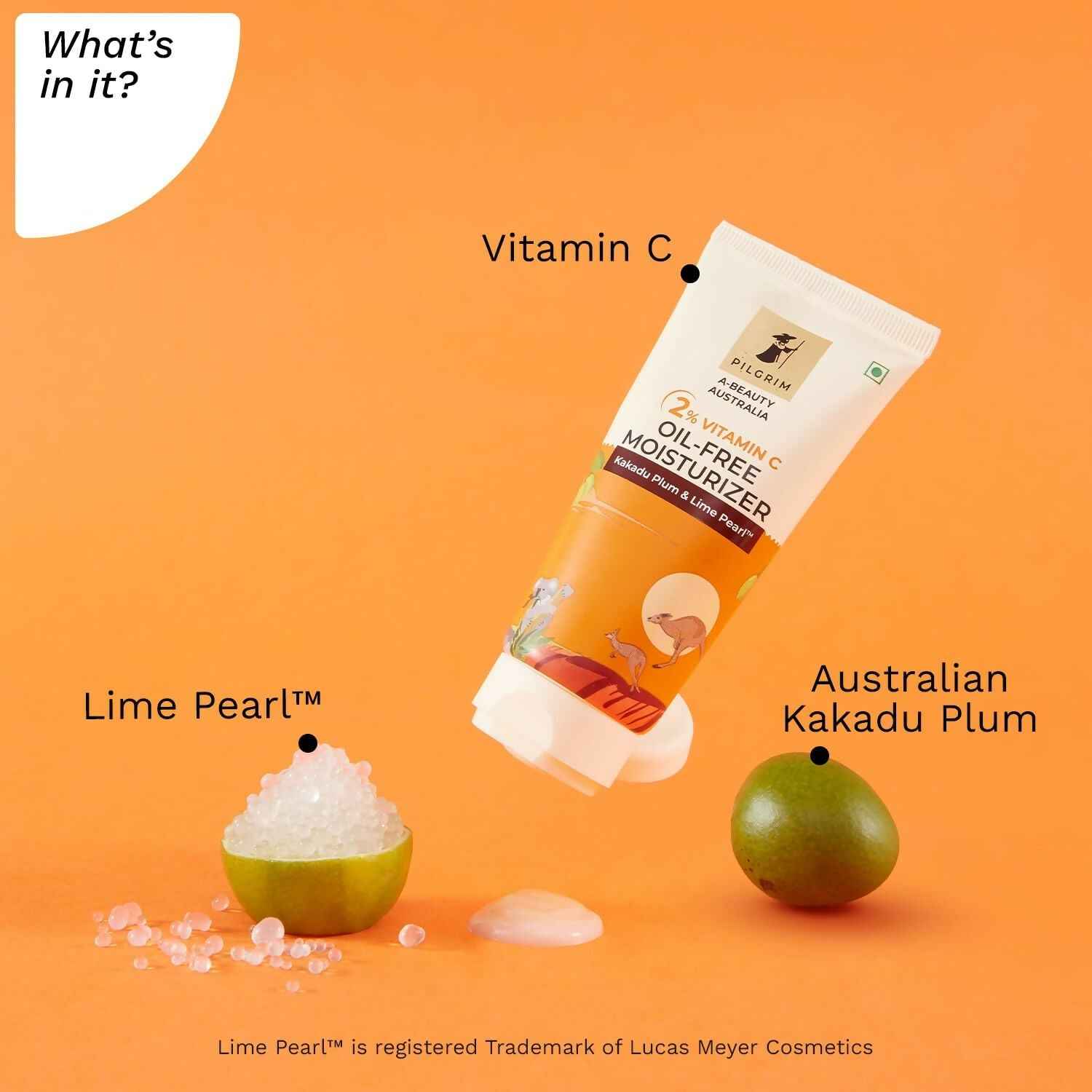 Pilgrim Australian 2% Vitamin C Oil free Moisturizer with Kakadu Plum &amp; Lime Pearl For Oily &amp; Acne Prone Skin