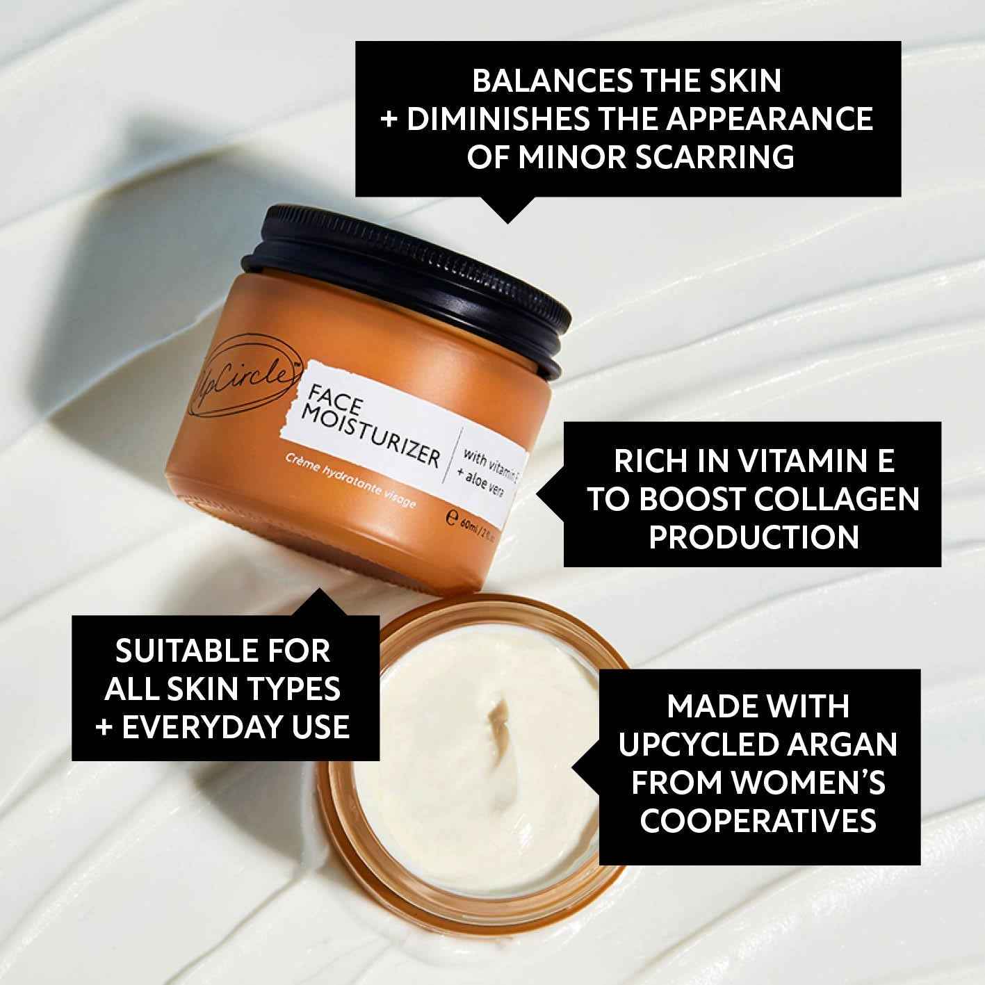 Face Moisturizer with Vitamin E - Travel Size