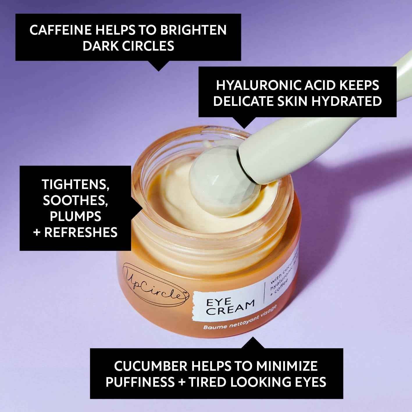 Eye Cream with Hyaluronic Acid &amp; Coffee