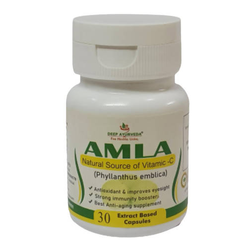 Deep Ayurveda Amla 500mg Veg Capsules