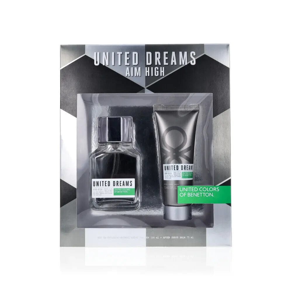 United Dreams Aim High (Gift Set) By Benetton For Men by perfumesandrea