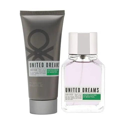 United Dreams Aim High (Gift Set) By Benetton For Men by perfumesandrea