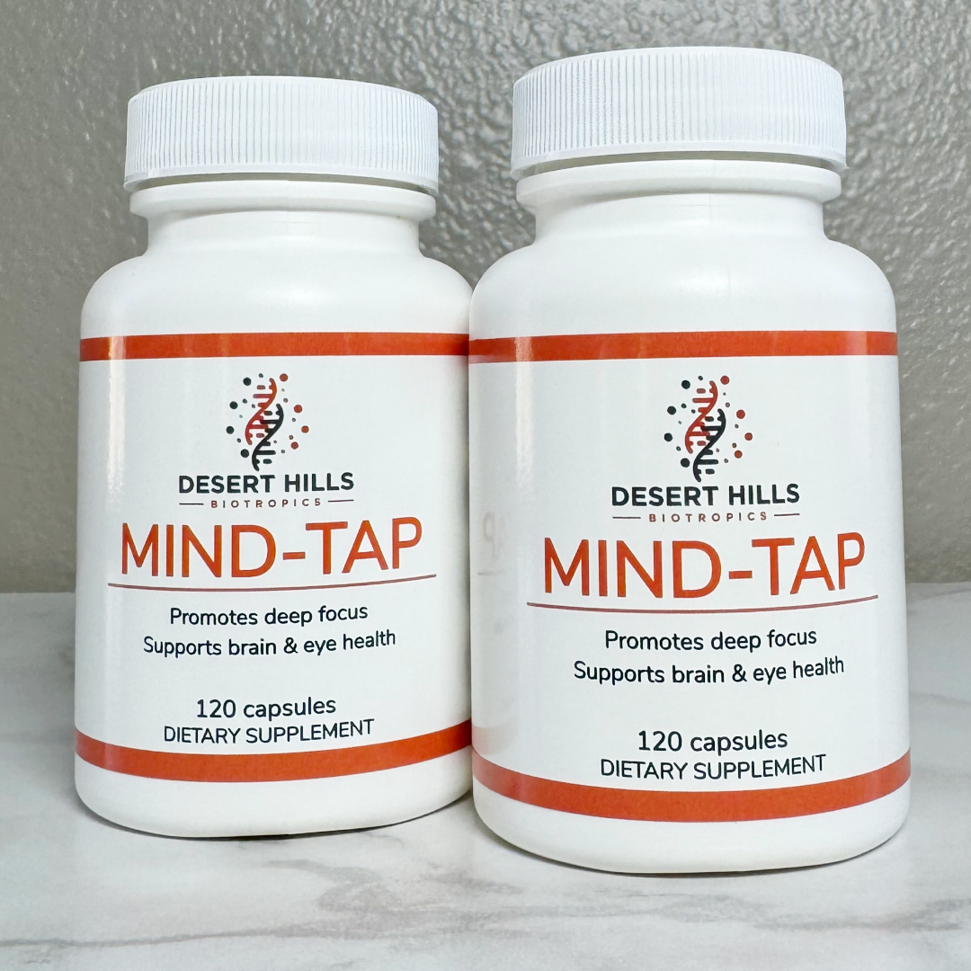 TWO ARE BETTER THAN ONE: Mind-Tap Deep Focus, Memory, Cognition Boosting Capsule
