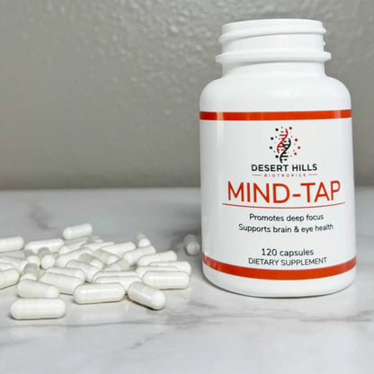 Mind-Tap Deep Focus, Memory, Cognition Boosting Capsule by Desert Hills Biotropics