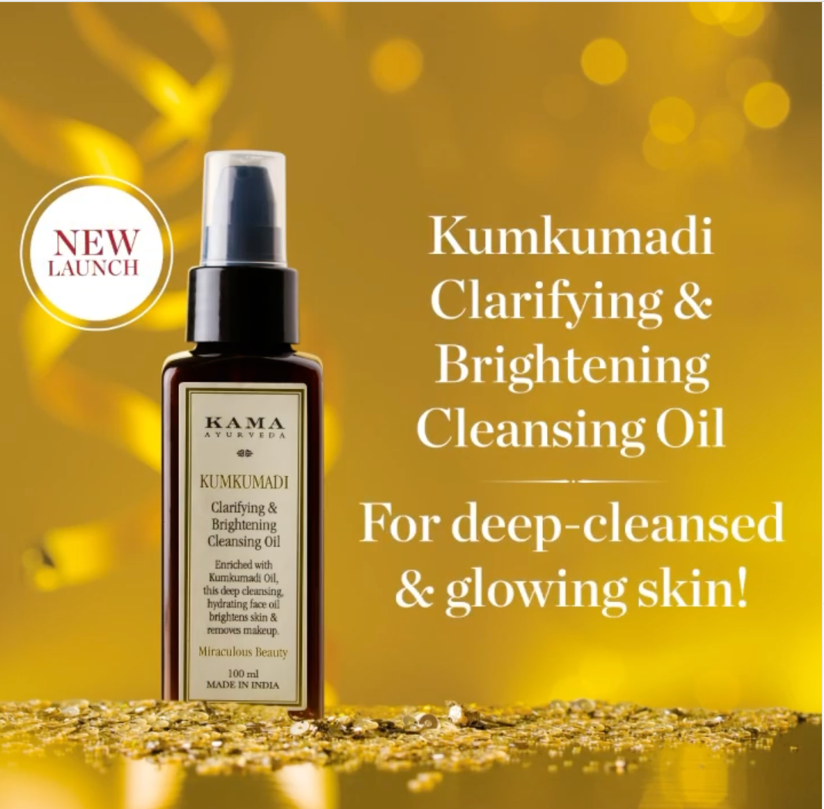 Kama Ayurveda Kumkumadi Clarifying &amp; Brightening Cleansing Oil