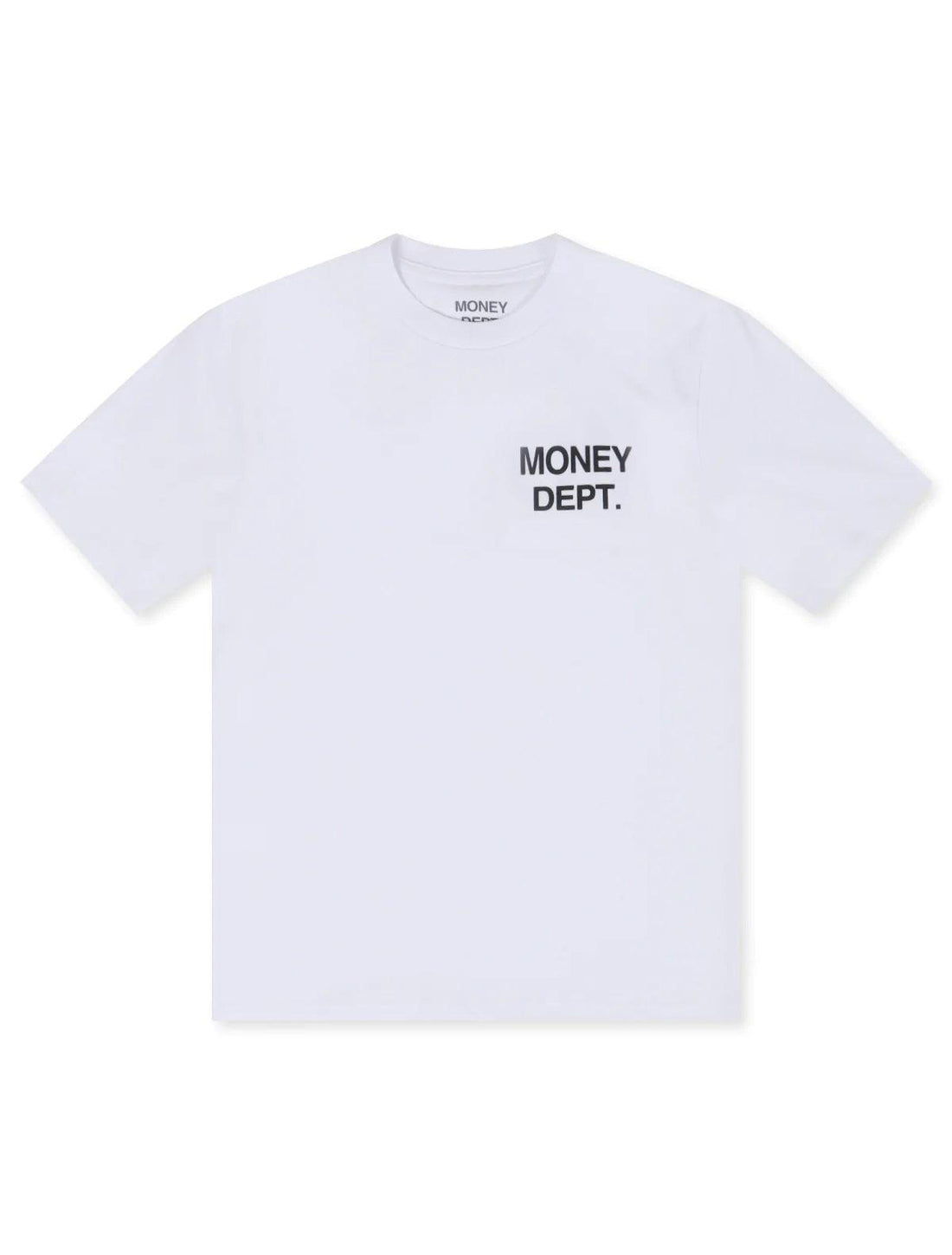 Money Dept. Los Angeles Heavyweight Tee - White/Black by Denim Exchange