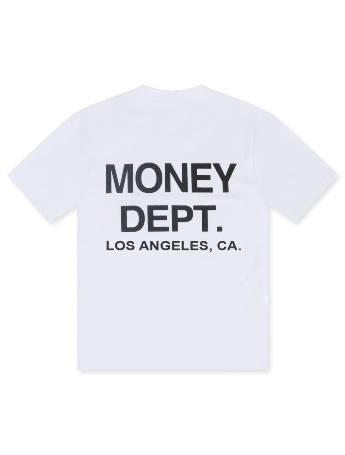 Money Dept. Los Angeles Heavyweight Tee - White/Black by Denim Exchange