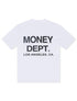 Money Dept. Los Angeles Heavyweight Tee - White/Black by Denim Exchange