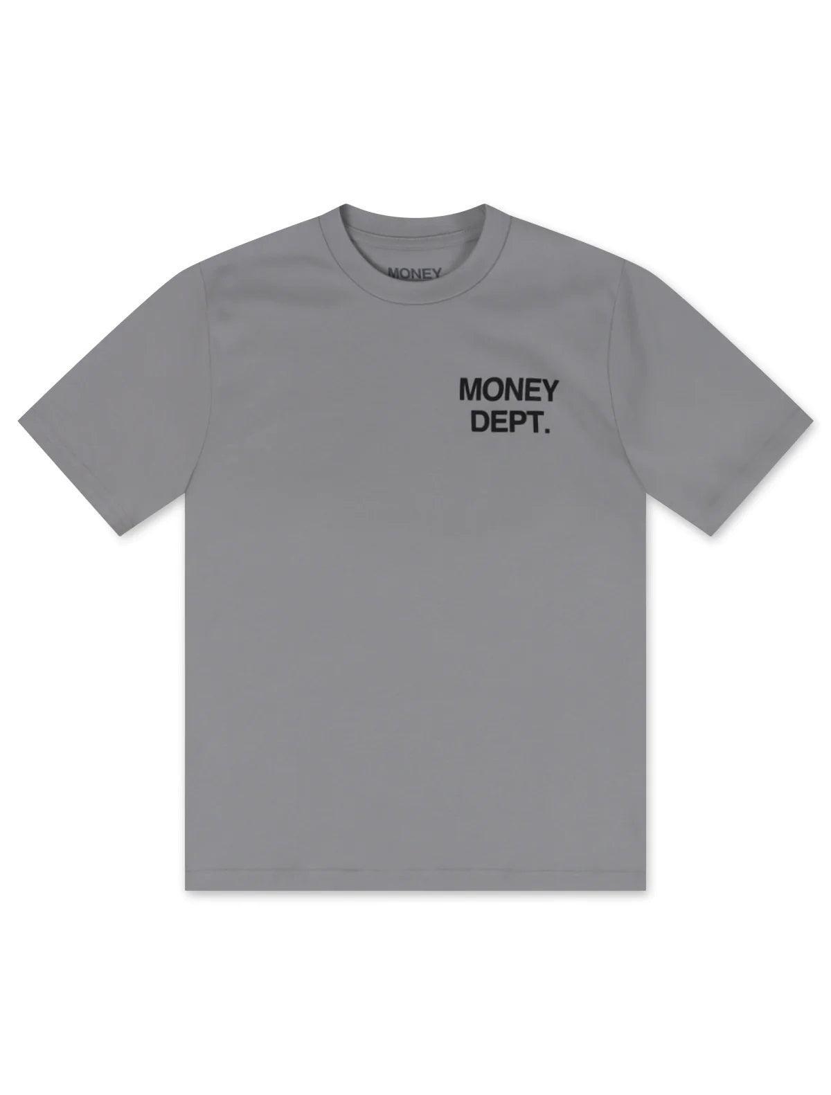 Money Dept. Graphic Tee - Grey/Black by Denim Exchange