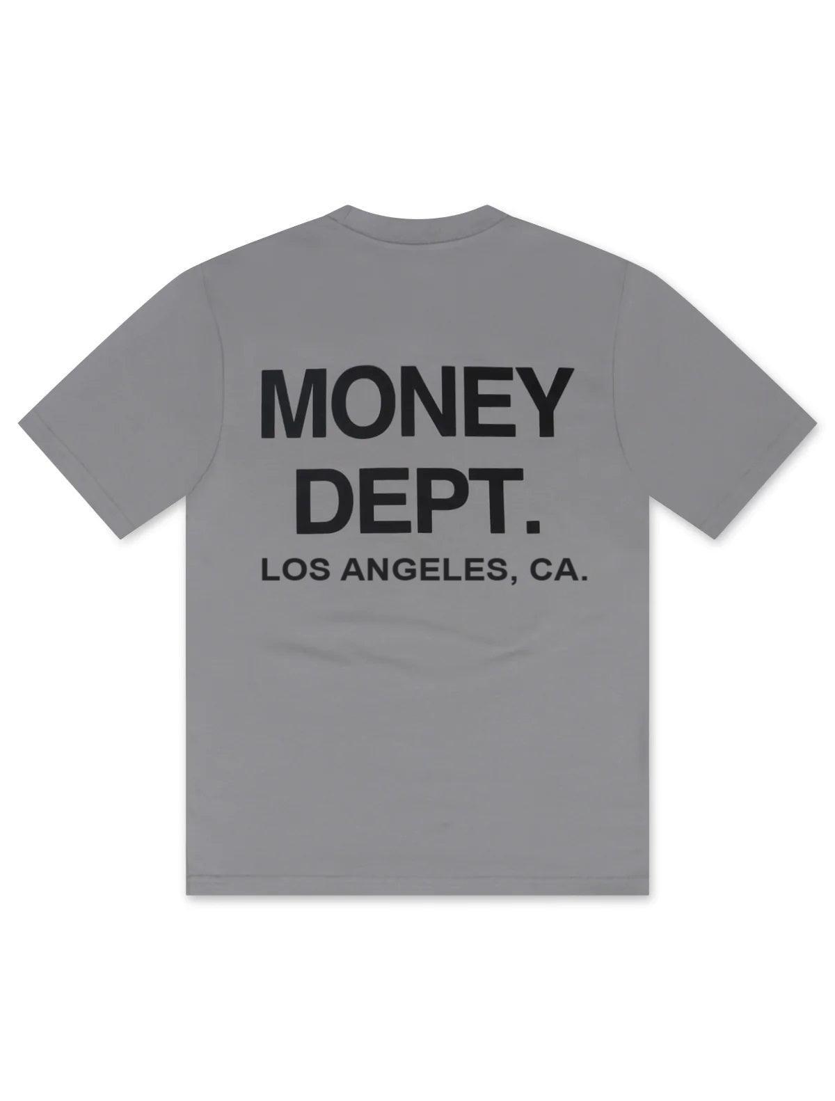 Money Dept. Graphic Tee - Grey/Black by Denim Exchange