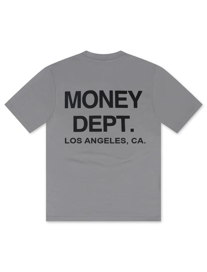 Money Dept. Graphic Tee - Grey/Black by Denim Exchange
