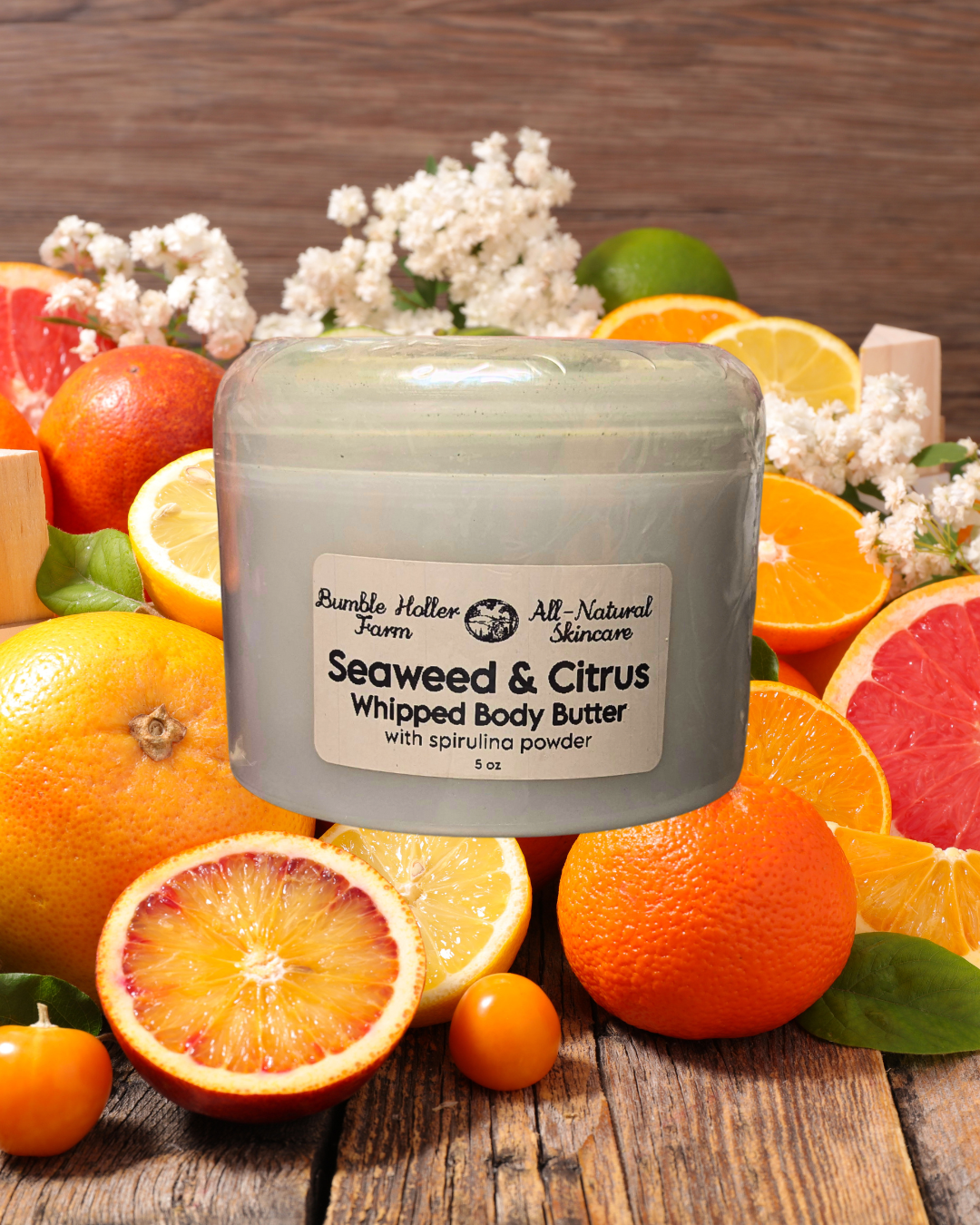 All-Natural Seaweed and Citrus Body Butter by Bumble Holler Farm