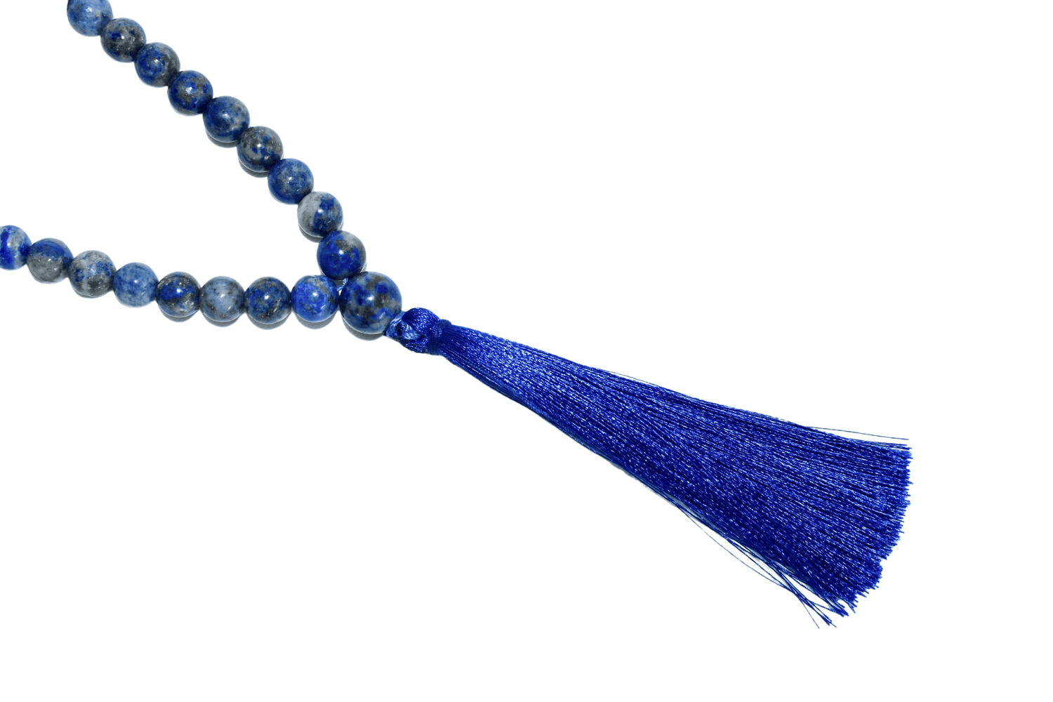 Lapis Lazuli Gemstone Mala, 108 Prayer Bead Mala  DestGlow
