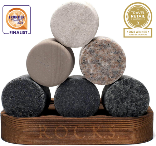 Premium Crystal Glass & Granite Stone Set - Reserve Edition