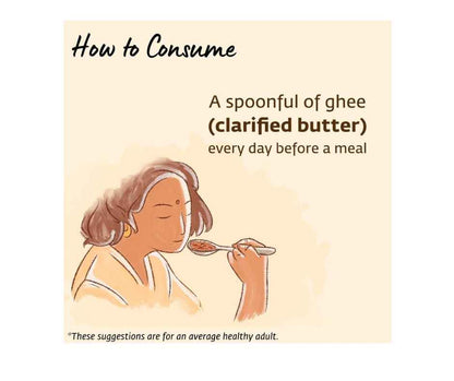 Isha Life Pure A2 Desi Cow Ghee | Made Traditionally from Curd | Made from Grass-fed Free Grazing Desi Cows&