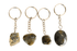 Labradorite Key Chain, Gemstone Keychain Crystal Key Ring (Expanded Awareness and Intuition)  DestGlow