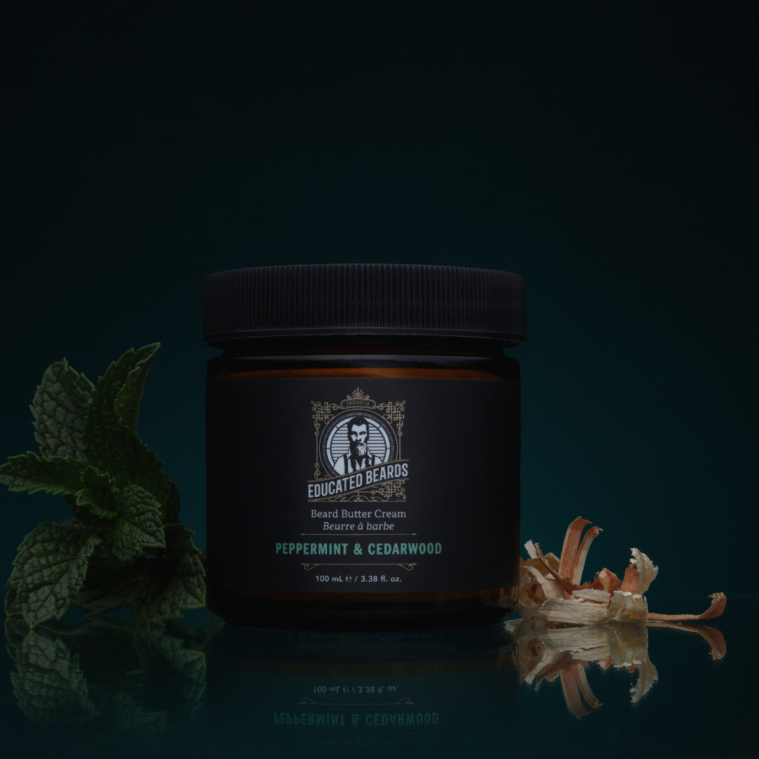 Educated Beards Peppermint &amp; Cedarwood Beard Butter Cream 100ml by Pasteur Pharmacy