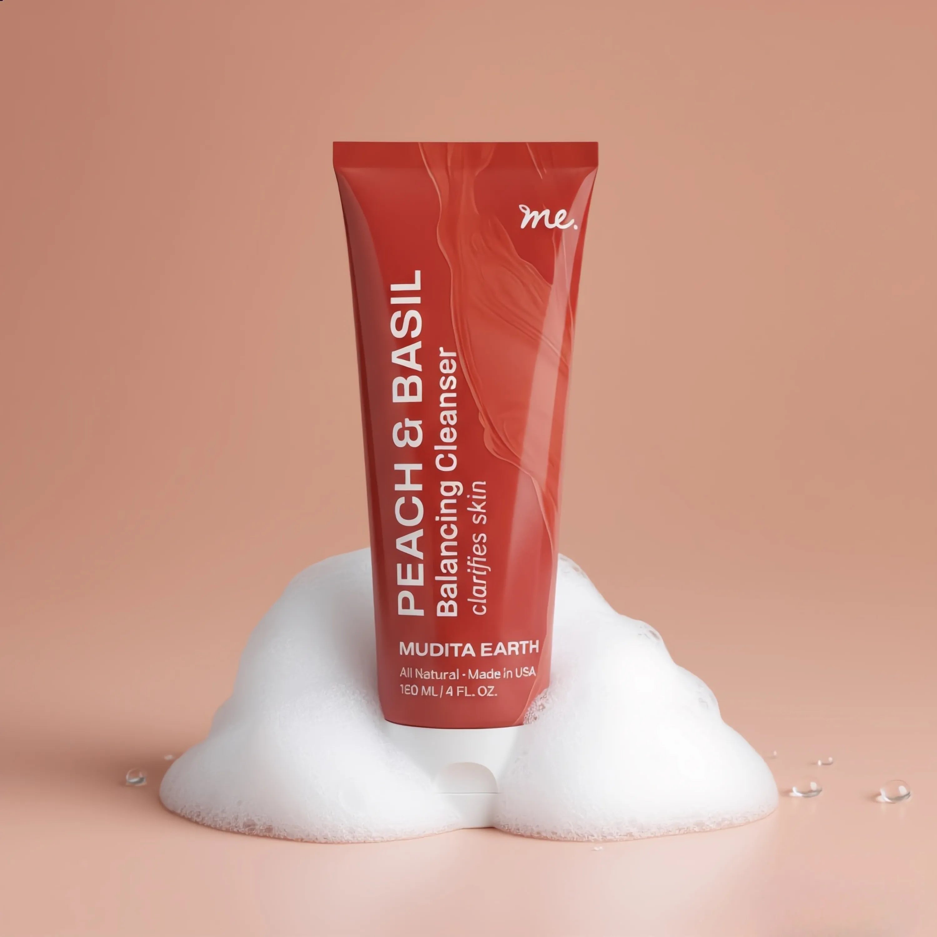 Peach &amp; Basil Balancing Face Cleanser 