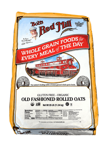 Oats, Regular Rolled, Gluten-Free, Organic, Bob&