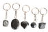 Hematite Key Chain, Gemstone Keychain Crystal Key Ring (Inspiration and Stress Relief)  DestGlow