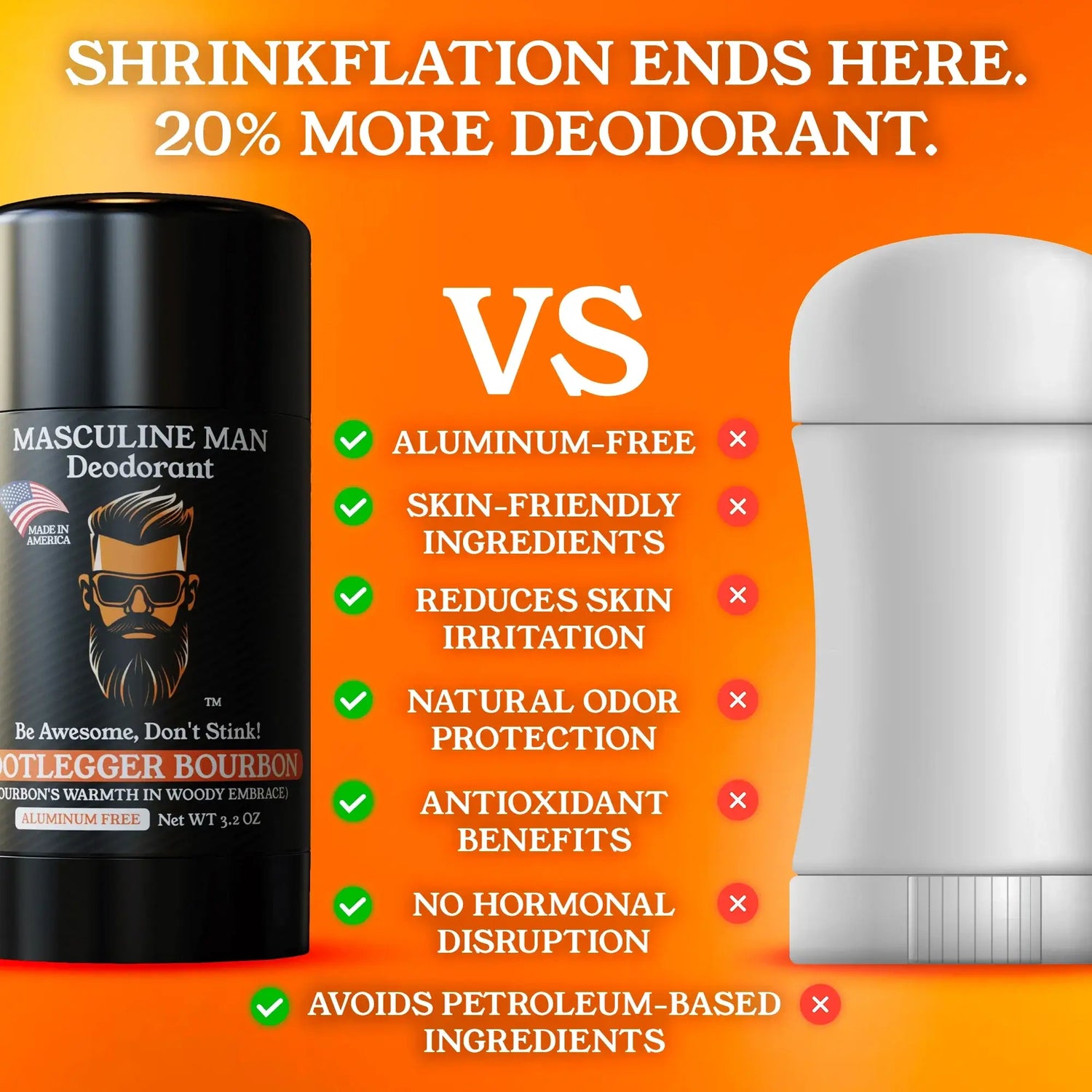 ALPHA SAVER PACK (4 DEODORANTS) by Masculine Man