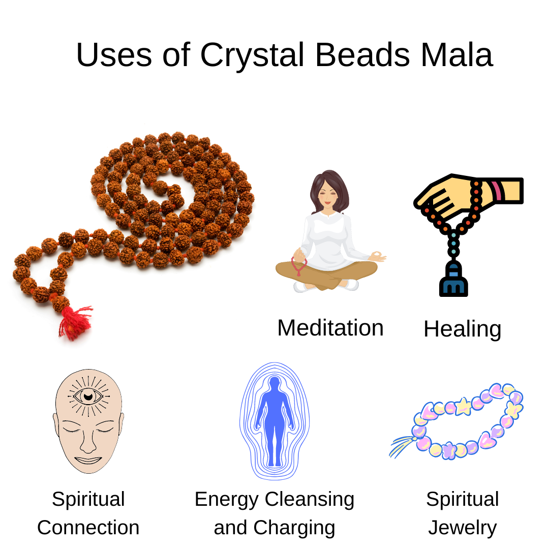 Tree Agate Gemstone Mala, 108 Prayer Bead Mala.  DestGlow